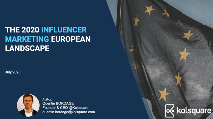 The Influencer Marketing European Landscape – Q3 2020